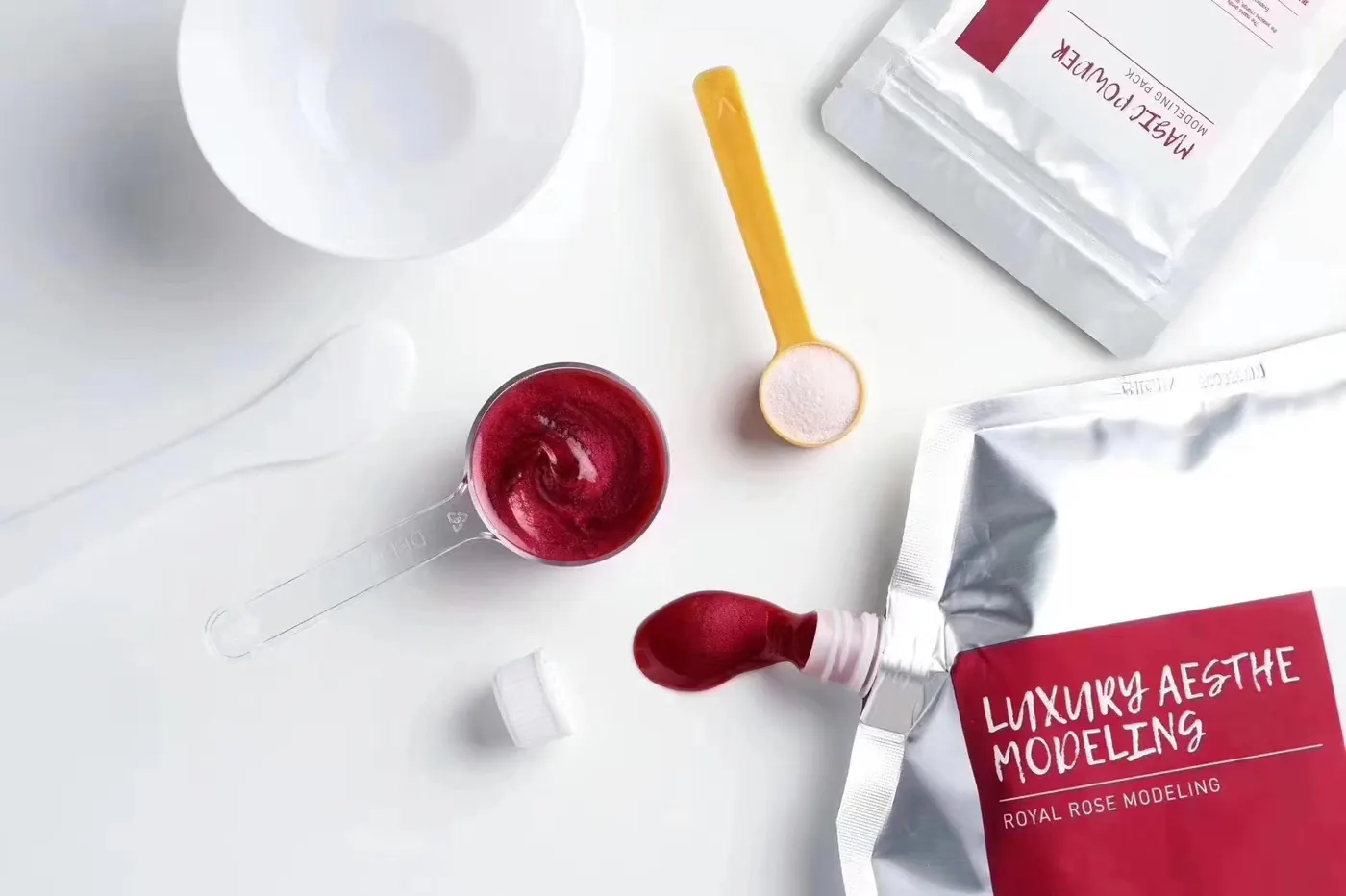 Dermabell rose-tone retail packaging
